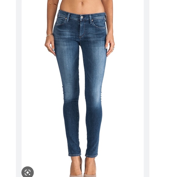 Citizens Of Humanity Denim - Citizens Of Humanity Avedon Skinny Jeans in Spectrum Low Rise Stretch Size 32